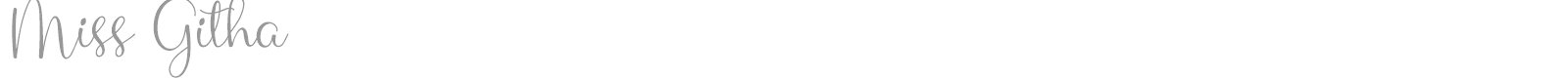 Miss Githa font preview